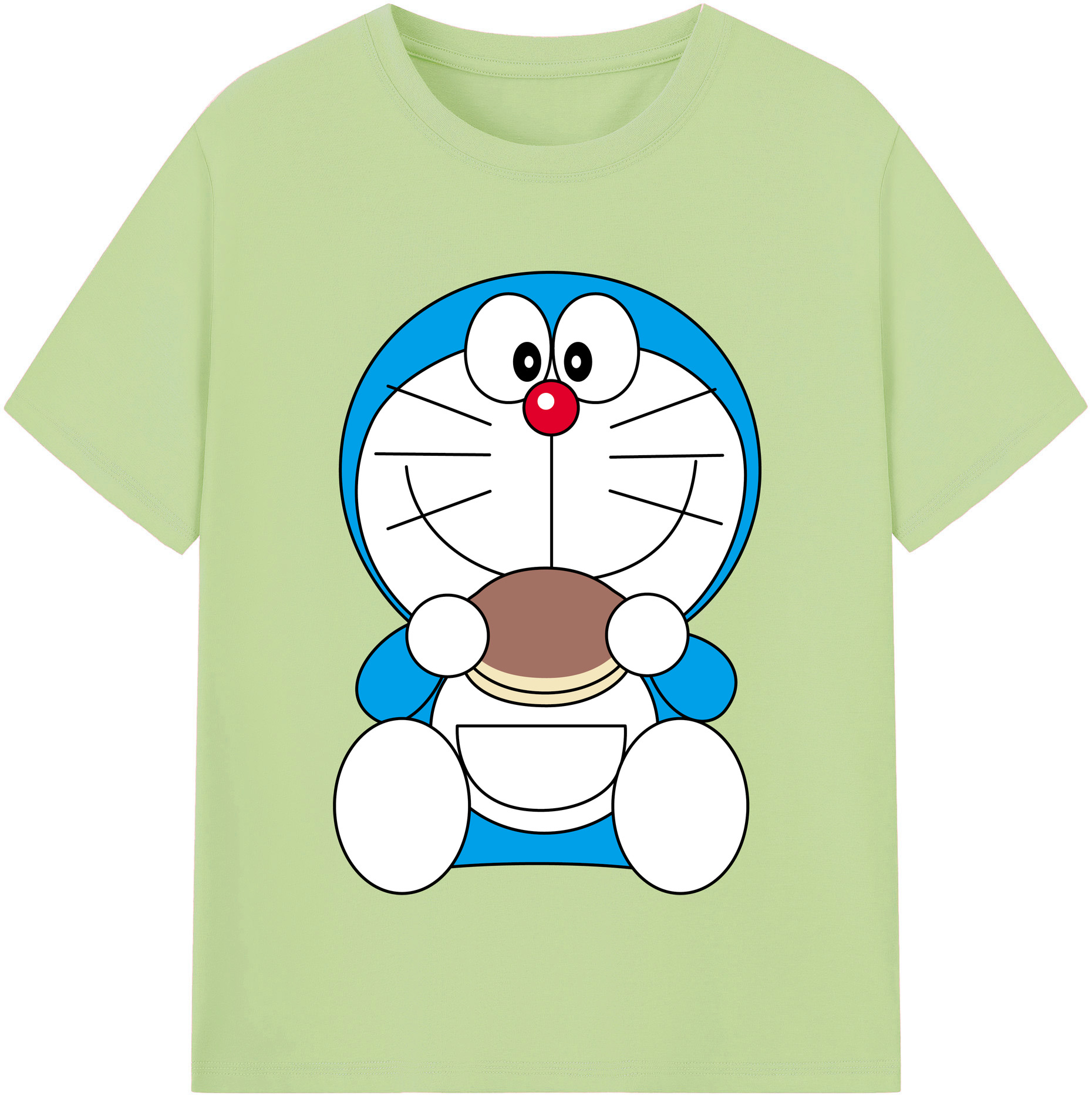 （画像用） ドラえもん Doraemon 綿100％半袖Tシャツ（フロントプリント）